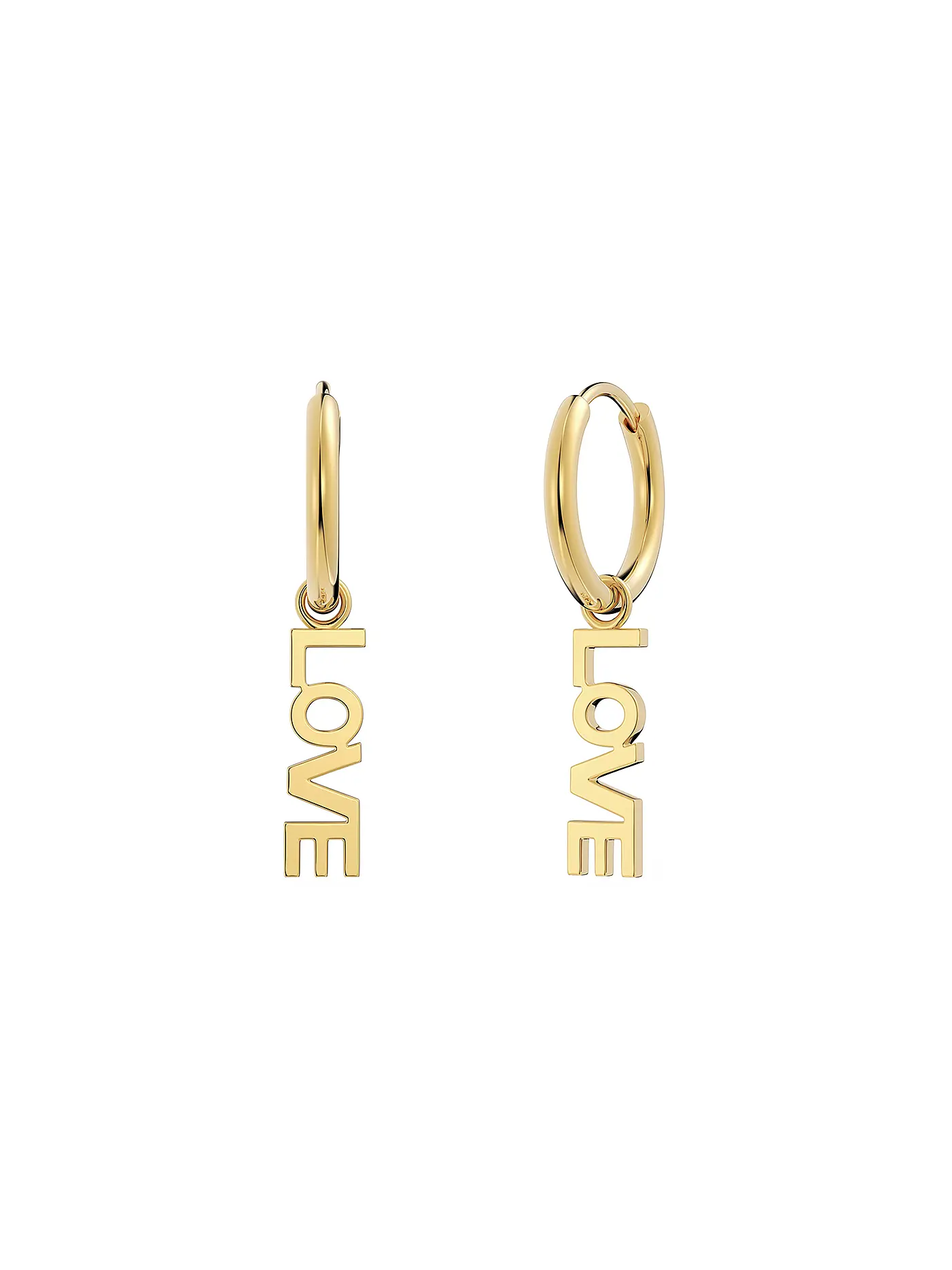 EDBLAD | Ohrringe LOVE HOOPS Gold | 